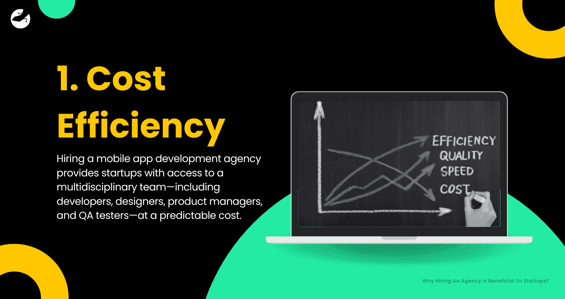 Cost efficiency Waarom het inhuren van een agency voordelig is voor startups