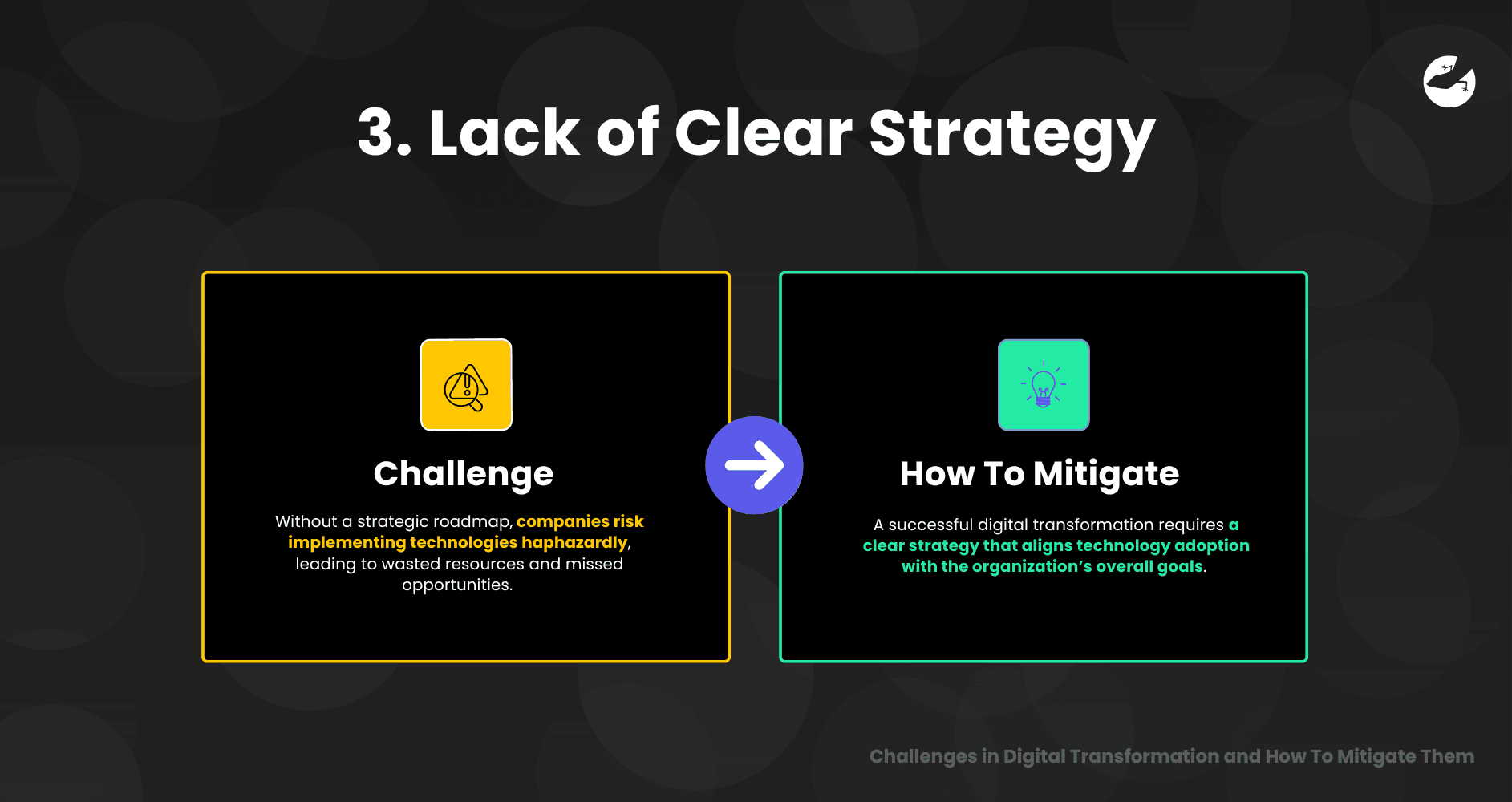 Lack of Clear Strategy Challenges in Digital Transformation and How To Mitigate Them