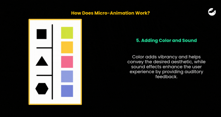 How Does Micro-Animation Work Steps Adding Color and Sound