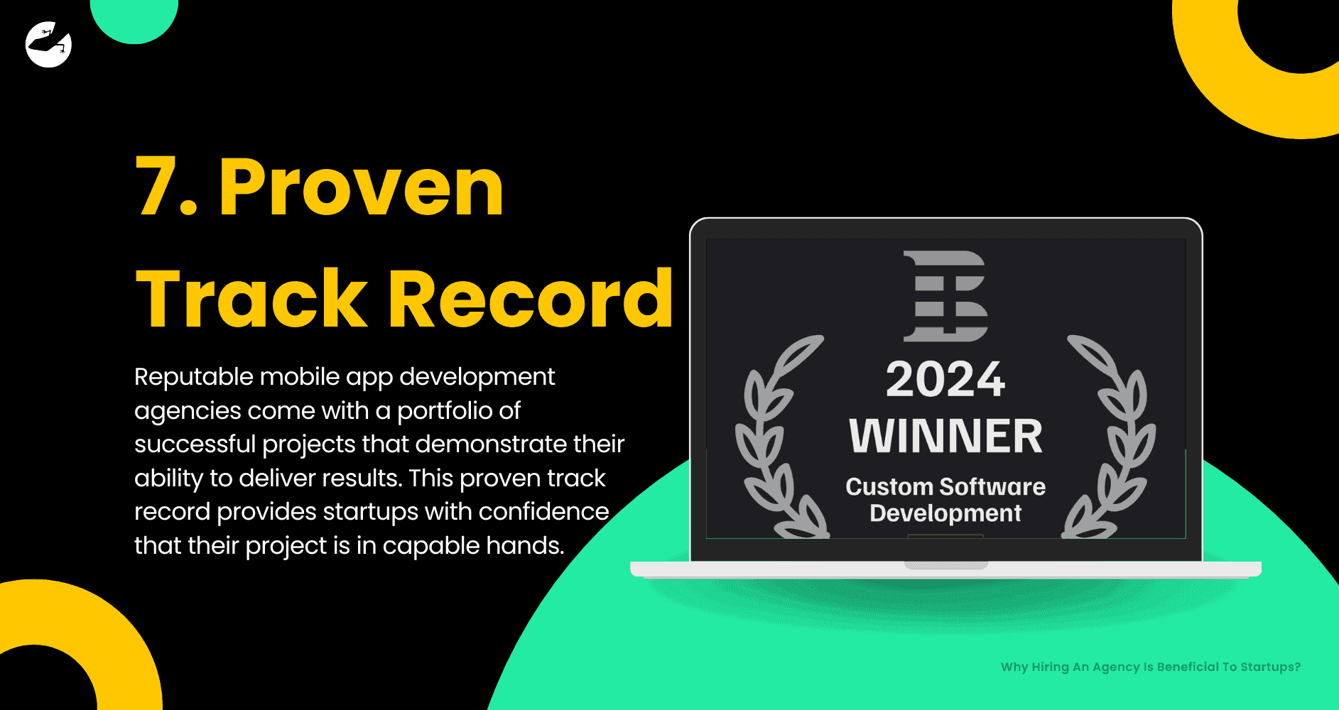 Bewezen track record Waarom het inhuren van een agency voordelig is voor startups