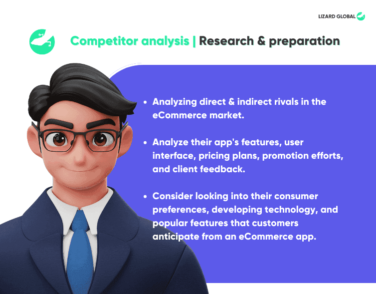 7 Steps to Create the Best eCommerce App Development competitor analysis