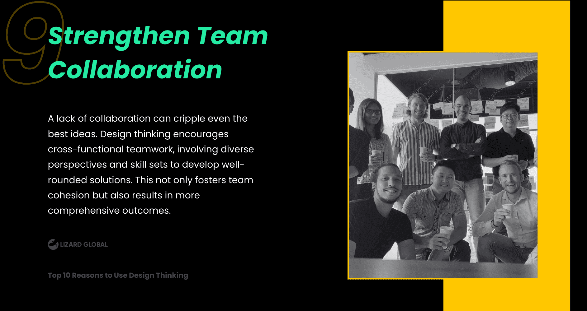 Strengthen Team Collaboration Top 10 Reasons to Use Design Thinking