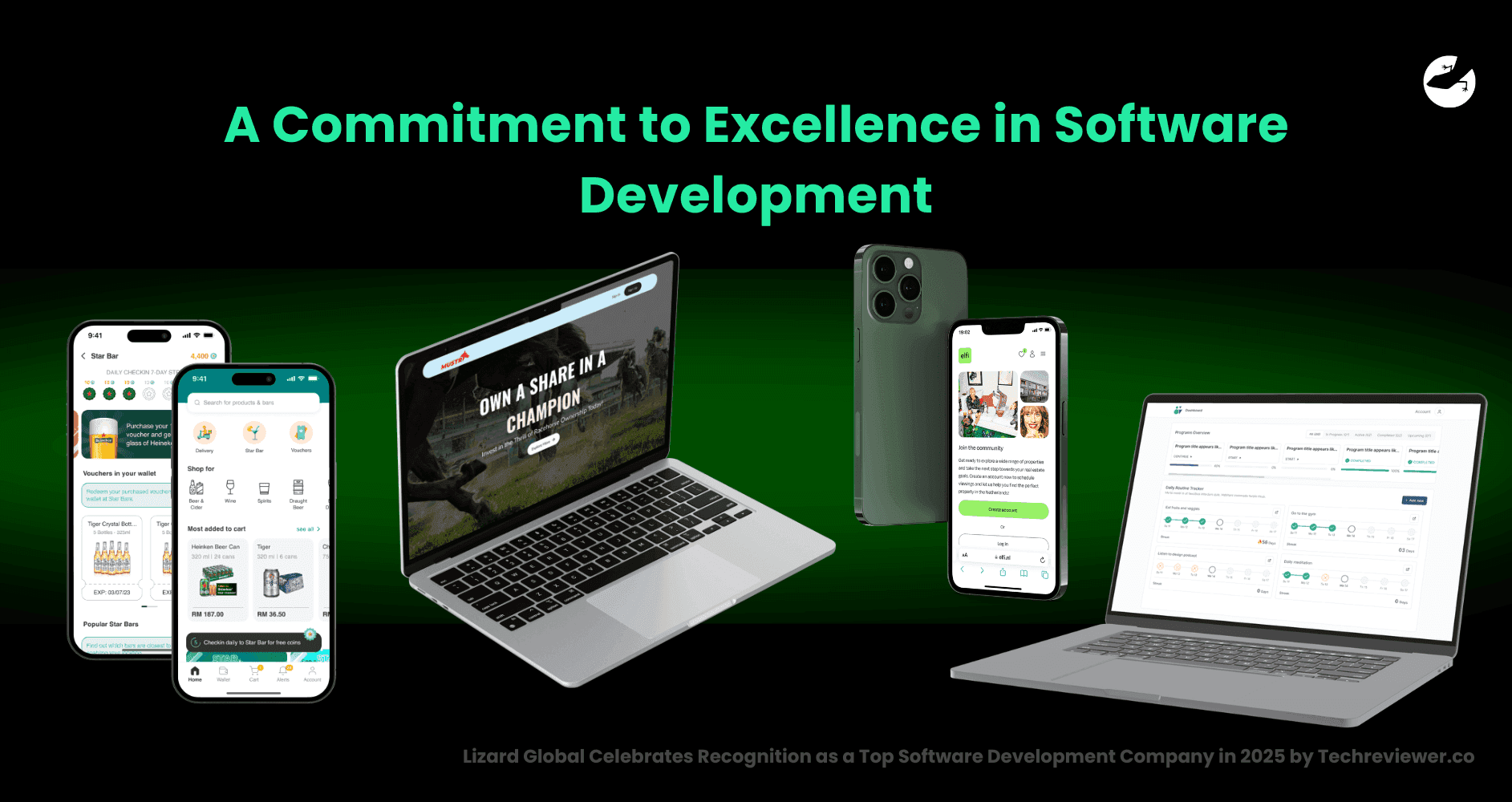 A Commitment to Excellence in Software Development Lizard Global Celebrates Recognition as a Top Software Development Company in 2025 by Techreviewer.co
