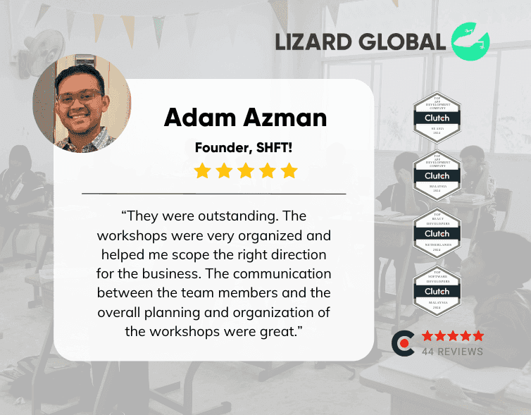 Adam Azman of SHFT Lizard Global review