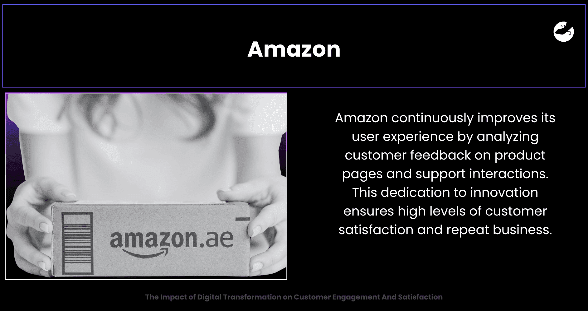 Amazon Continuous Improvement Through Digital Feedback Loops The Impact of Digital Transformation on Customer Engagement And Satisfaction