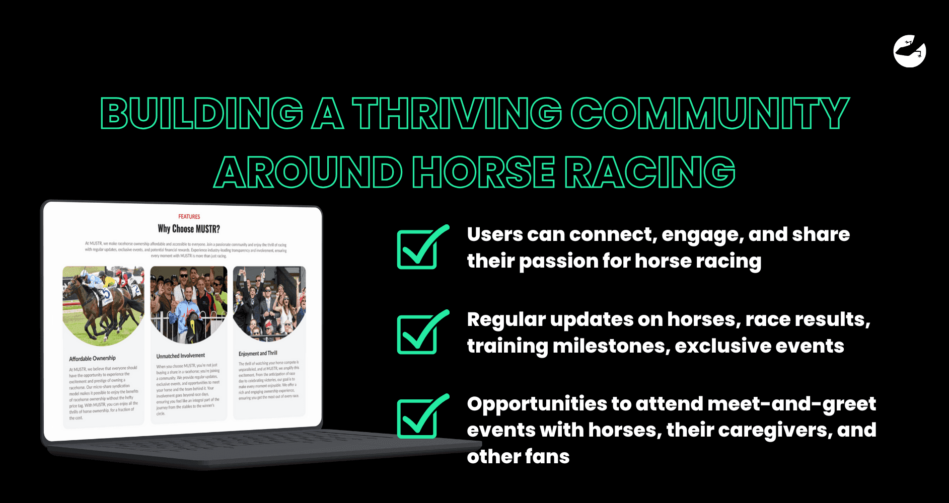 MUSTR - Redefining Accessibility in Horse Racing Through Micro-Ownership Australia