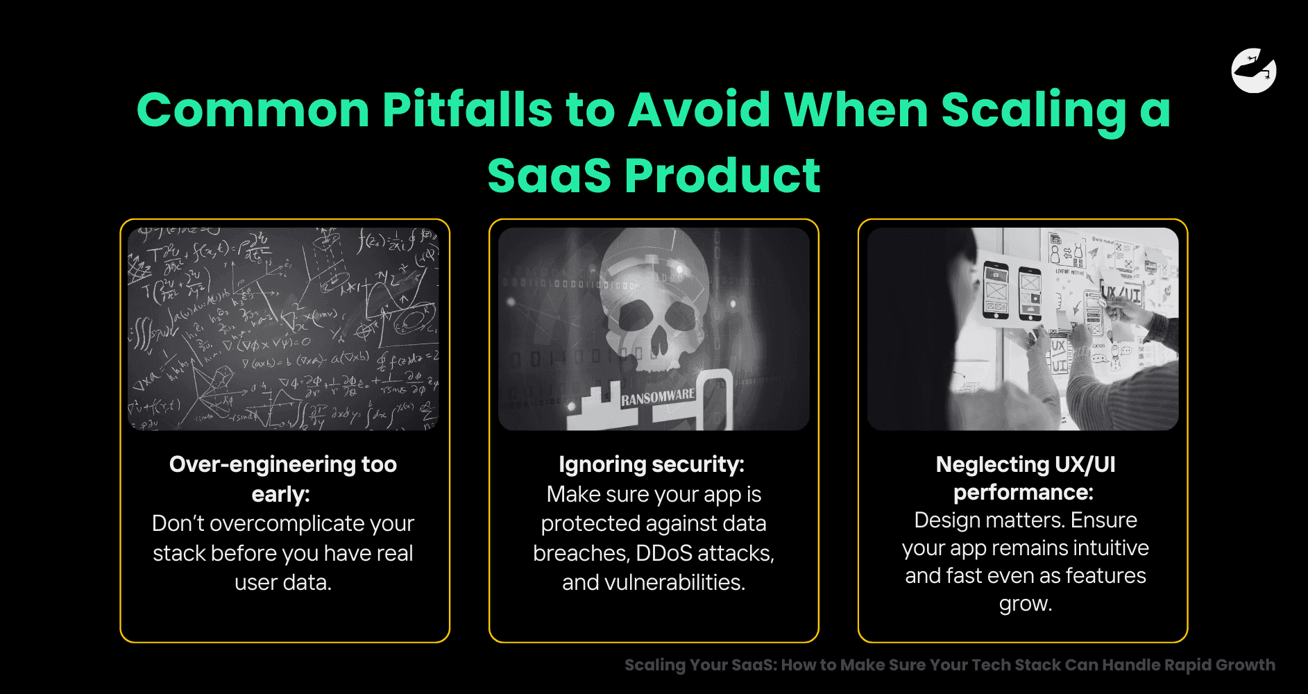Common Pitfalls to Avoid When Scaling a SaaS Product Scaling Your SaaS How to Make Sure Your Tech Stack Can Handle Rapid Growth