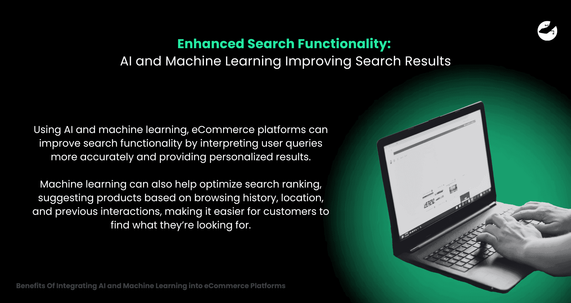 Enhanced Search Functionality_ AI and Machine Learning Improving Search Results Benefits Of Integrating AI and Machine Learning into eCommerce Platforms