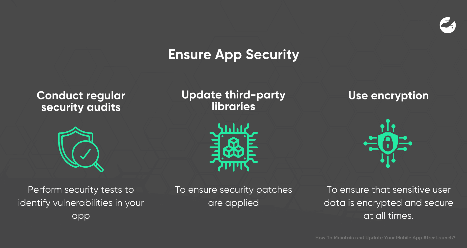 Ensure App Security How To Maintain and Update Mobile App After Launch