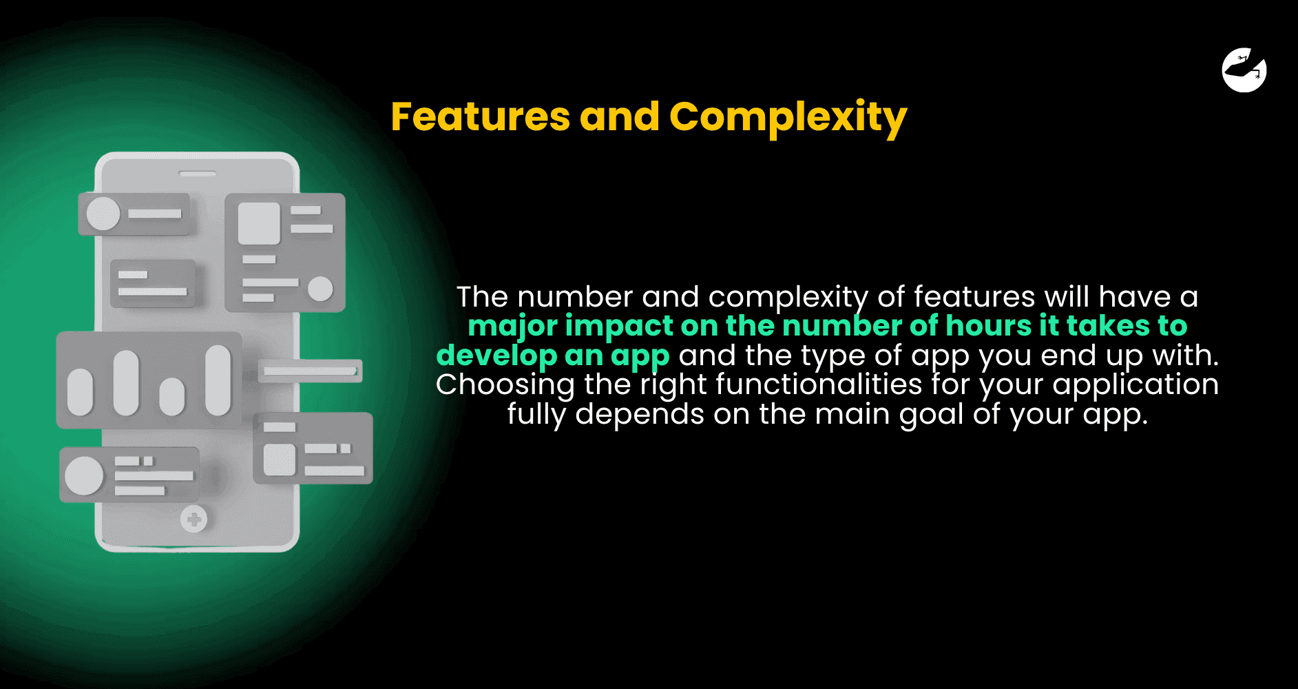 Features and Complexity What Influences The Cost Of App Development