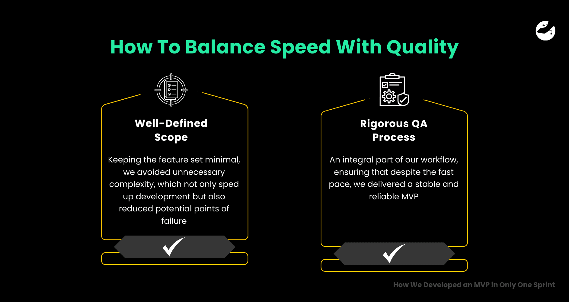 How To Balance Speed With Quality How We Developed an MVP in Only One Sprint