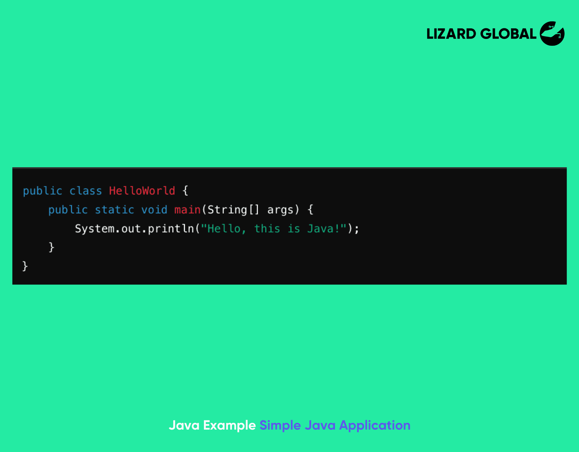 Java Example Simple Java Application What is JavaScript Used For
