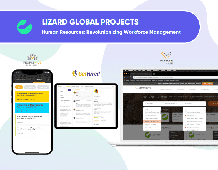 Lizard Global Projects Human Resources Revolutionizing Workforce Management peoplehive gethired venture cafe