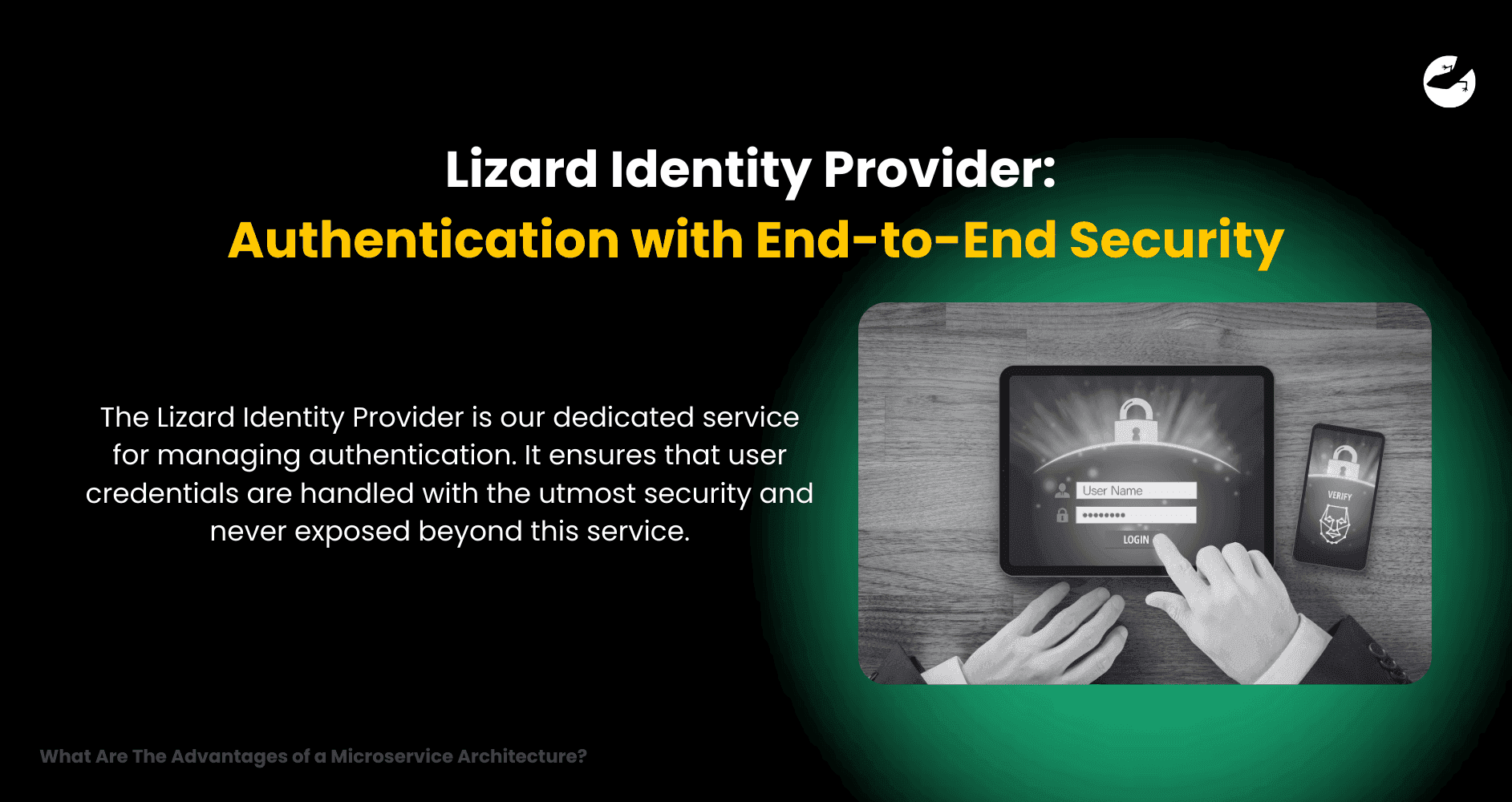 Lizard Identity Provider_ Authentication with End-to-End Security What Are The Advantages of a Microservice Architecture