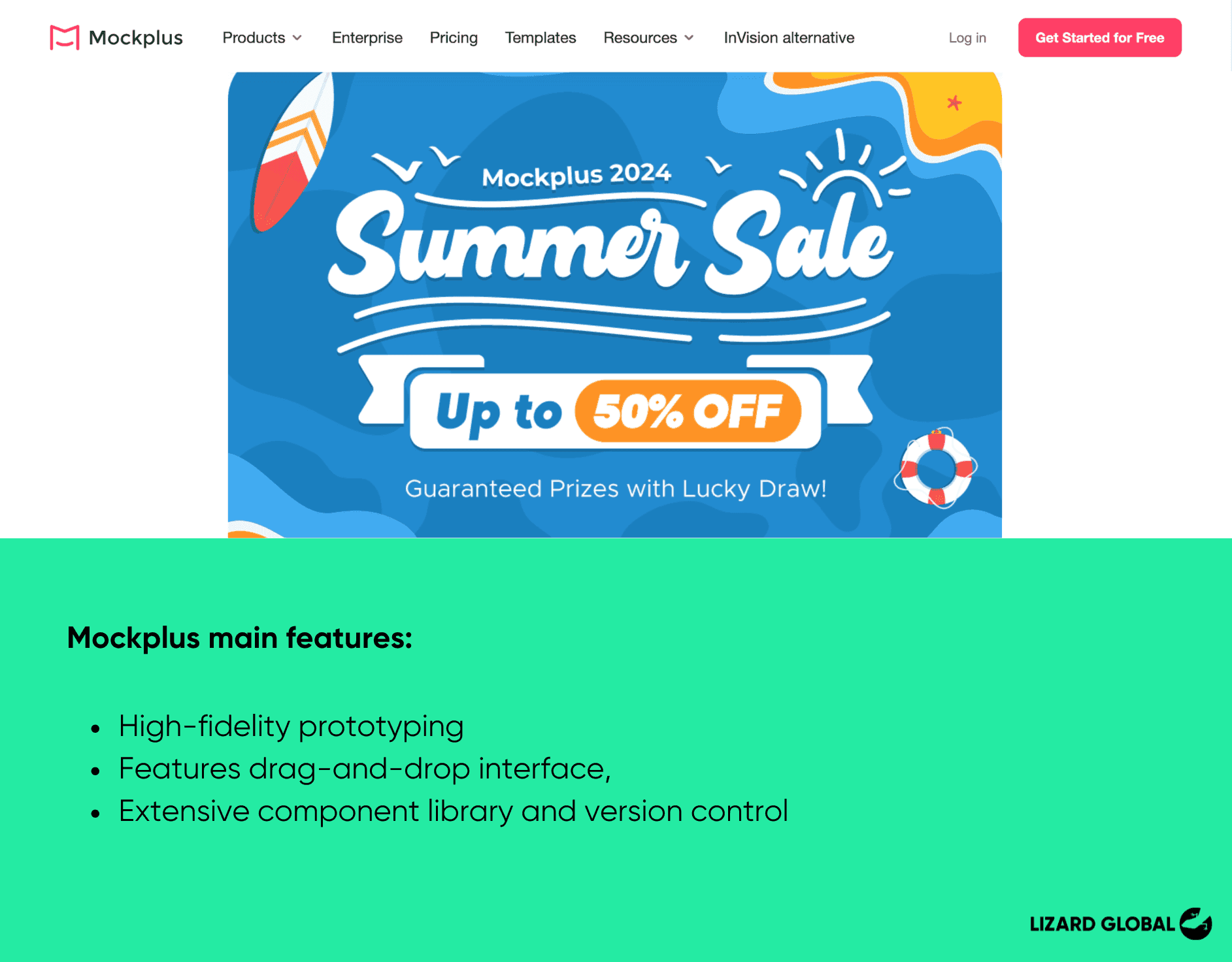 Mockplus main features 9 Best Prototyping Tools In 2024 Lizard Global
