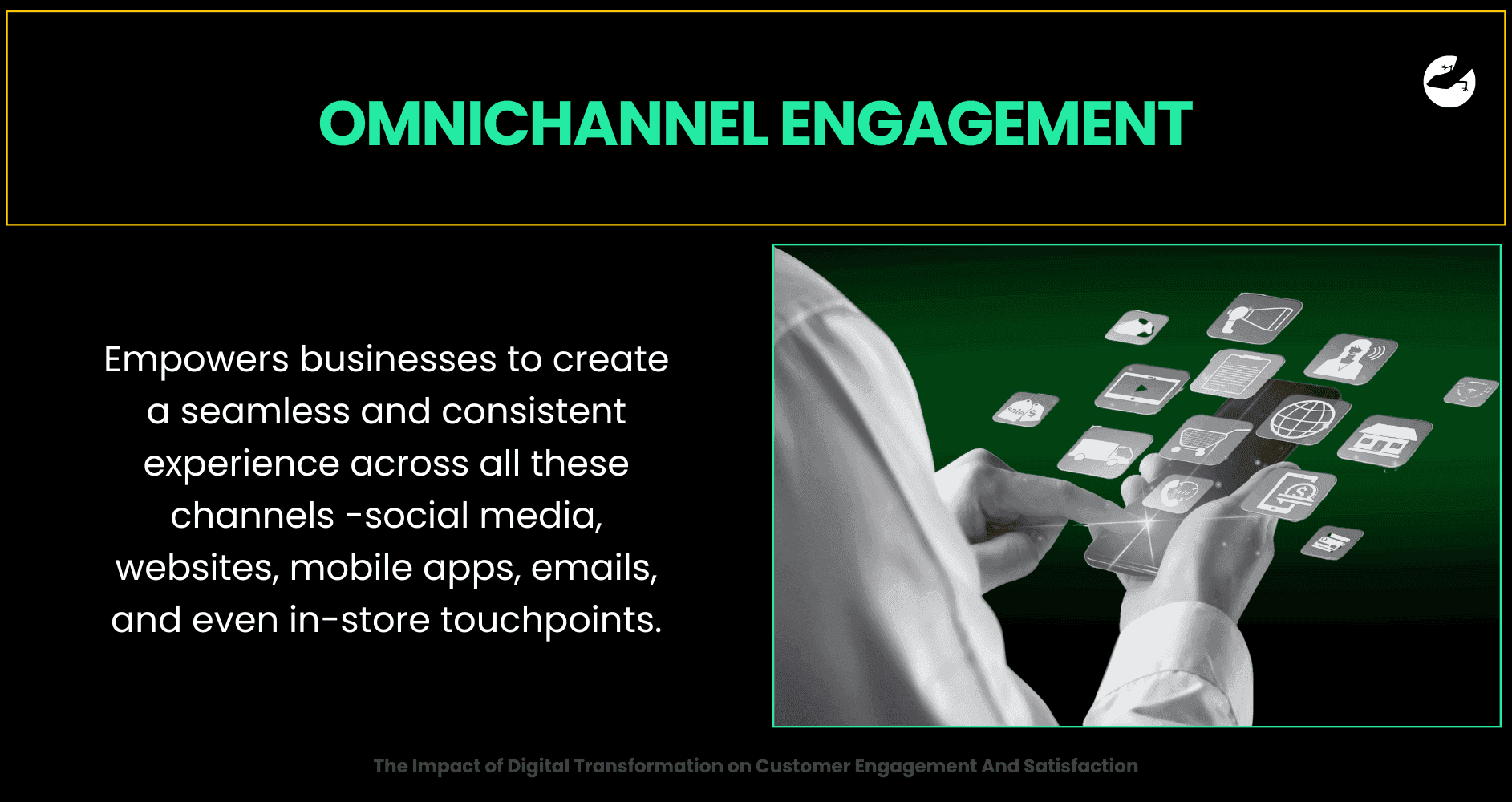 Omnichannel Engagement The Impact of Digital Transformation on Customer Engagement And Satisfaction