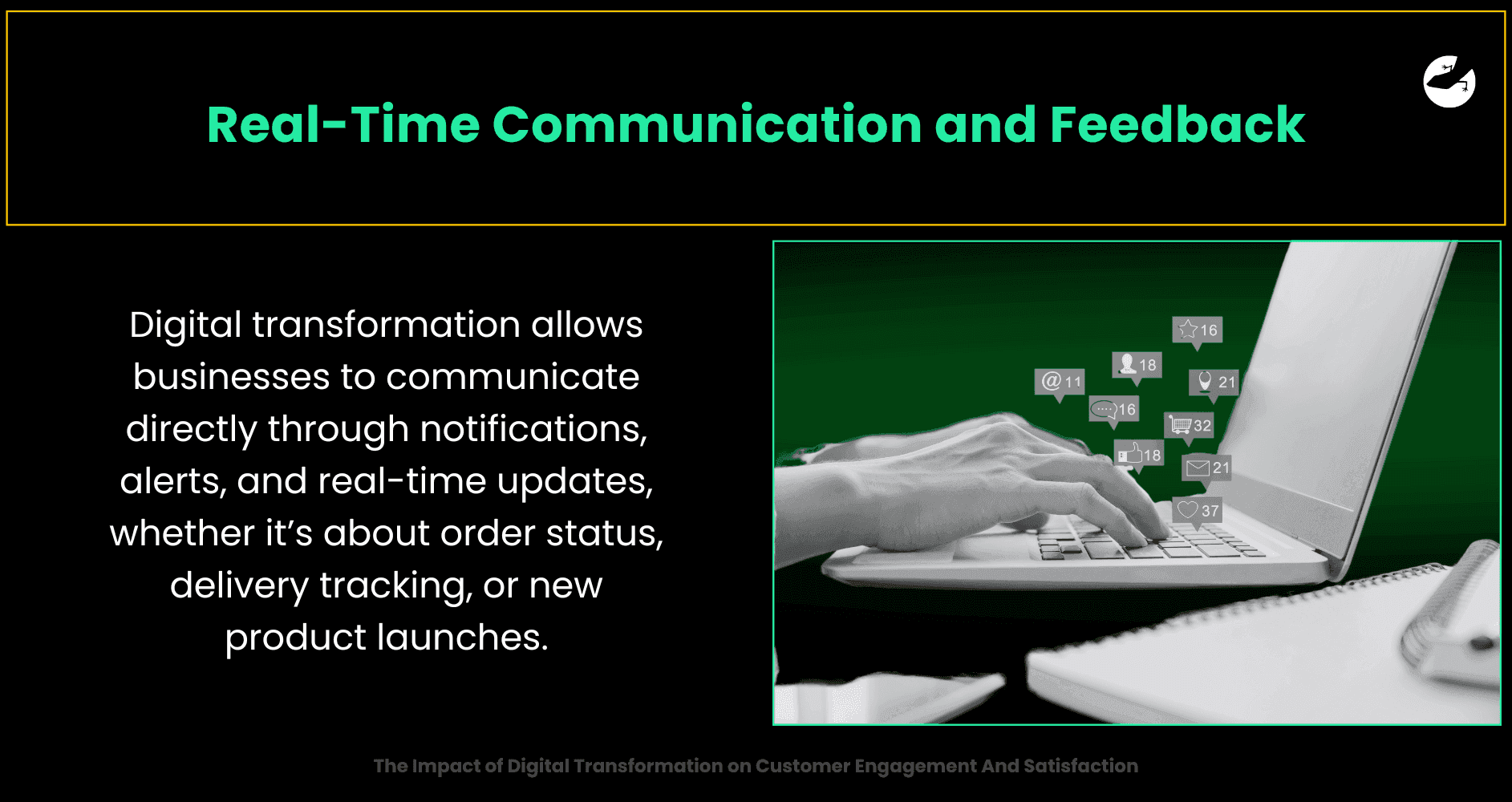 Real-Time Communication and Feedback The Impact of Digital Transformation on Customer Engagement And Satisfaction