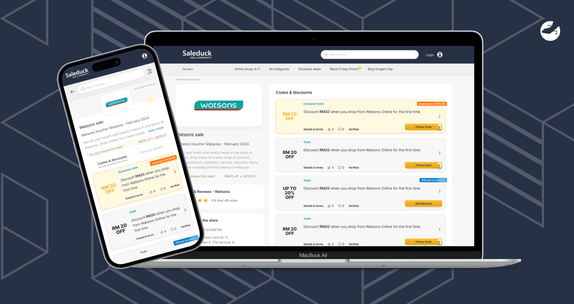 Saleduck One Place For Discounts and Deals Worldwide