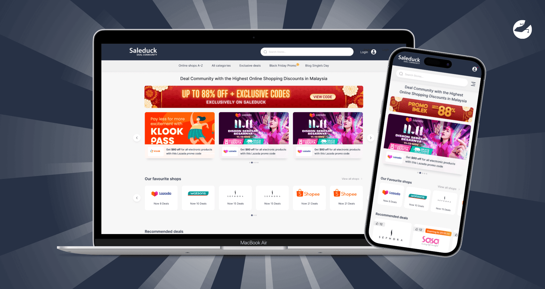 Saleduck One Place For Discounts and Deals Worldwide