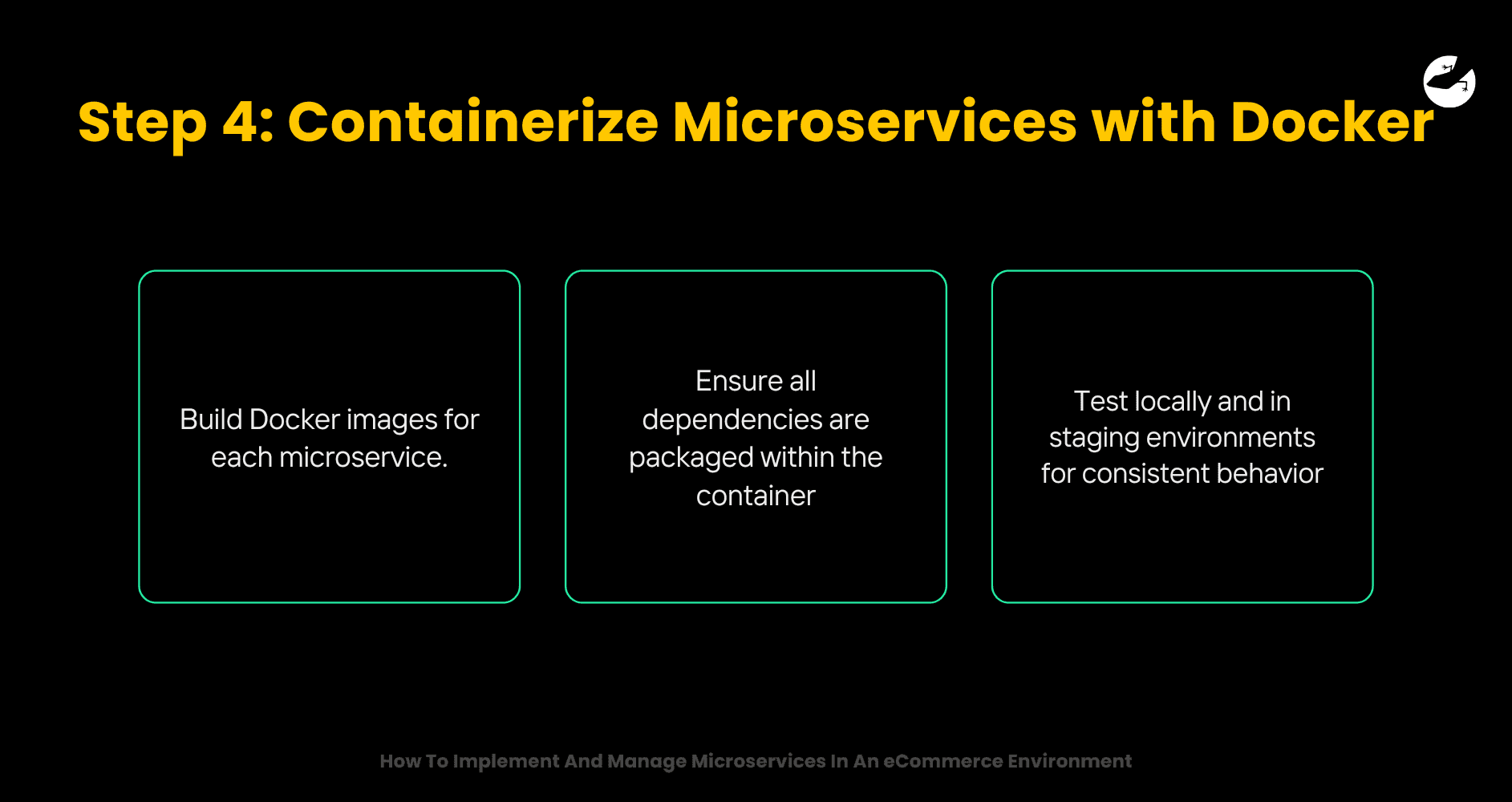 Step 4_ Containerize Microservices with Docker How To Implement And Manage Microservices In An eCommerce Environment