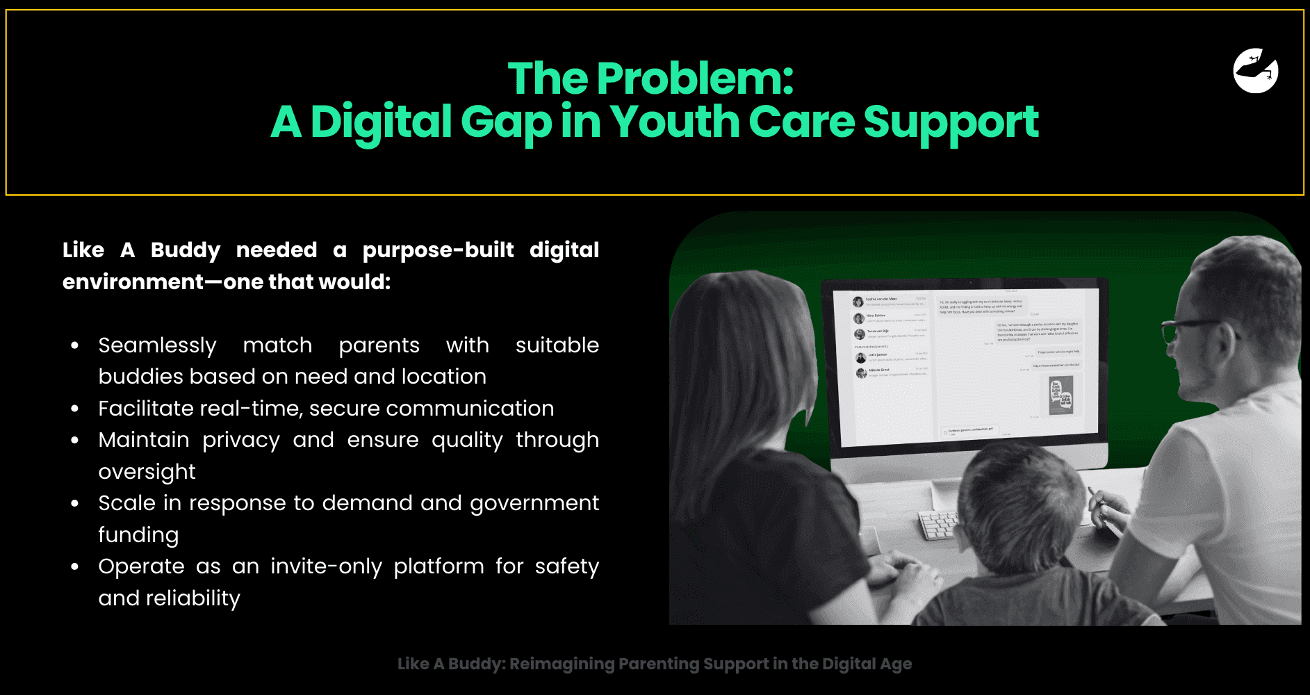 The Problem A Digital Gap in Youth Care Support Like A Buddy_ Reimagining Parenting Support in the Digital Age