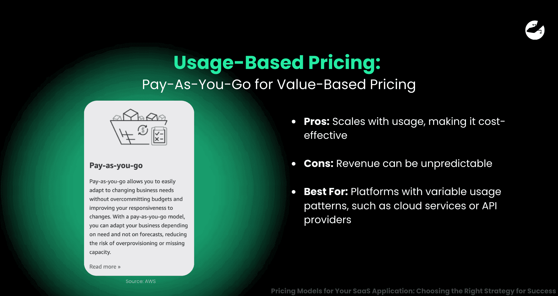 Usage-Based Pricing_ Pay-As-You-Go for Value-Based Pricing Pricing Models for Your SaaS Application Choosing the Right Strategy for Success