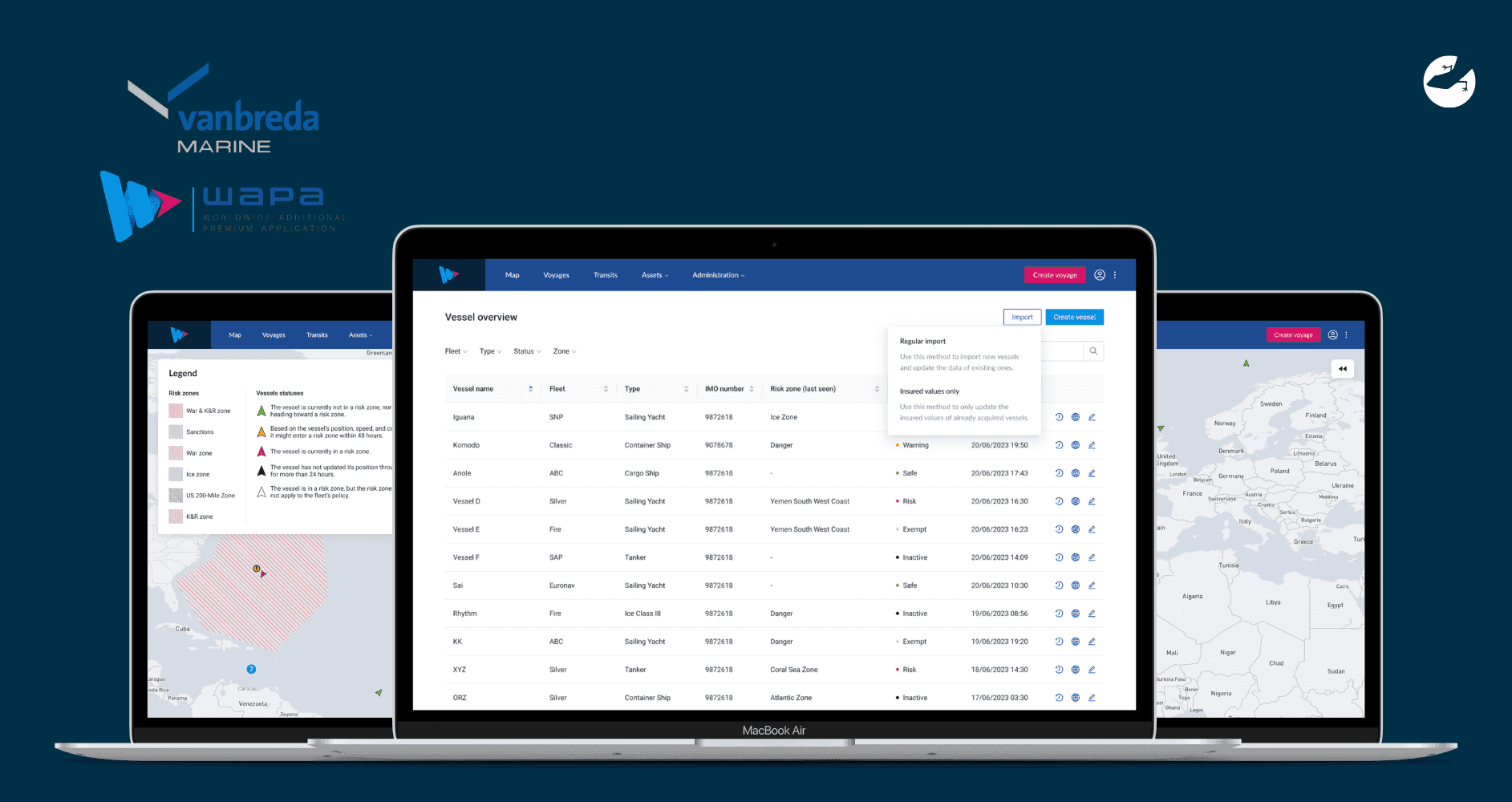 WAPA Insurance Maritime Software Development
