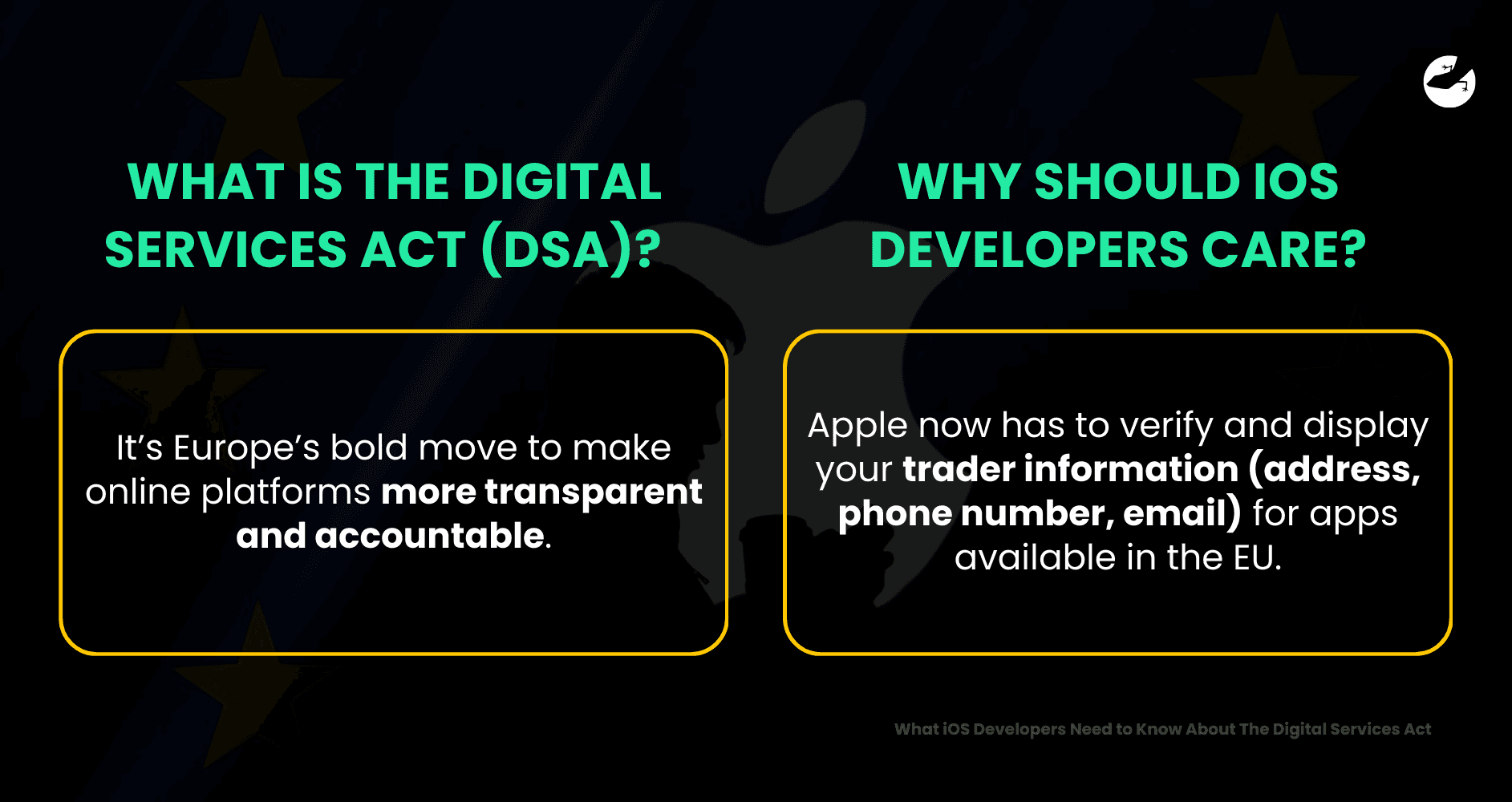 What Is the Digital Services Act (DSA), Why Should iOS Developers Care