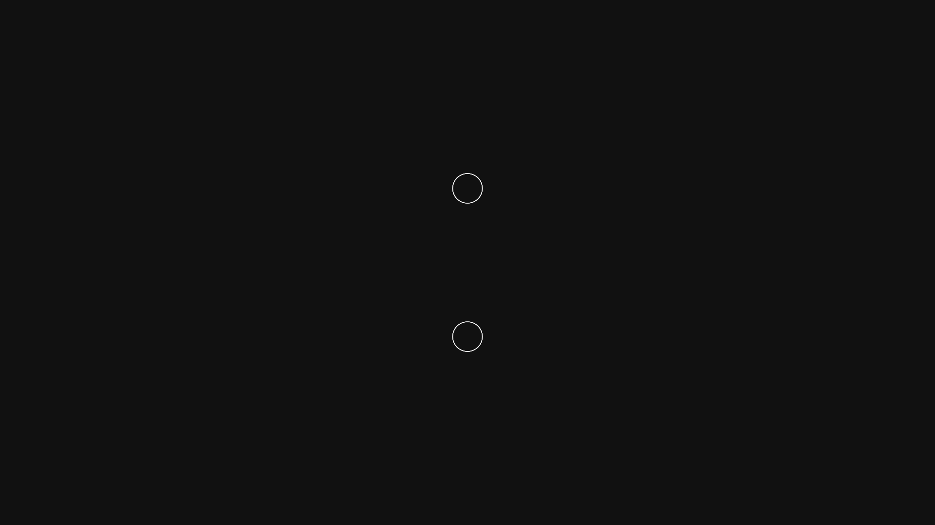 White circles synchronously moving around a middle point.gif