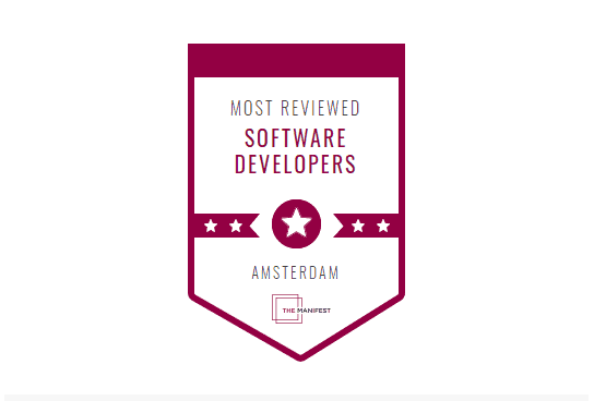 the manifest award most reviewed software developer 2023