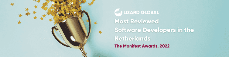 The Manifest Crowns Lizard Global as one of the Most Reviewed Software Developers in the Netherlands
