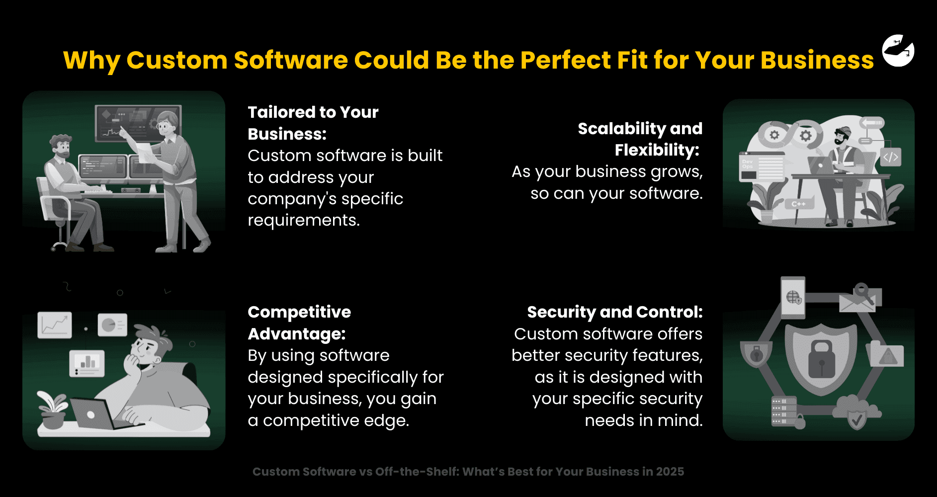 Why Custom Software Could Be the Perfect Fit for Your Business Custom Software vs Off-the-Shelf_ What’s Best for Your Business in 2025