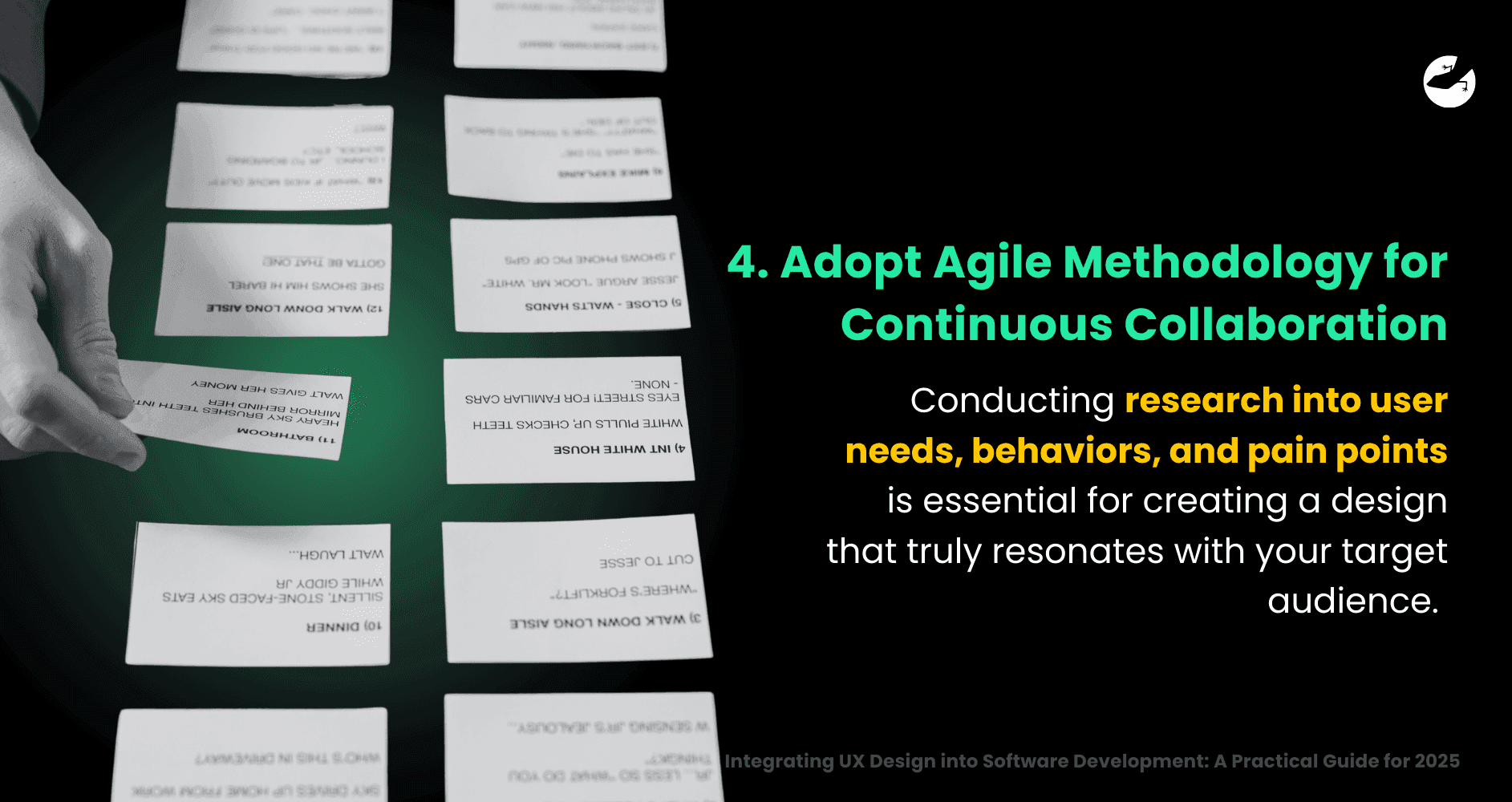 4. Adopt Agile Methodology for Continuous Collaboration Integrating UX Design into Software Development_ A Practical Guide for 2025.png