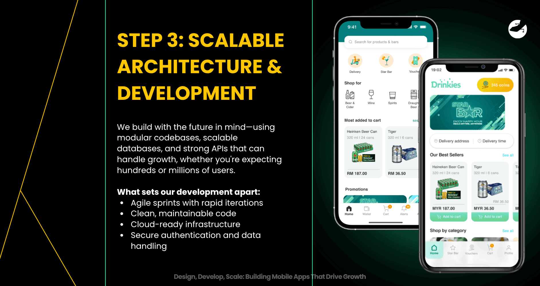 Step 3 Scalable Architecture & Development