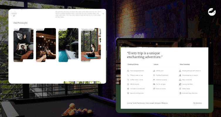 Lereng Tanah Developing a Direct Booking Journey for a Boutique Villa in Malaysia