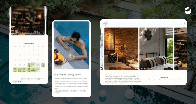 Lereng Tanah Developing a Direct Booking Journey for a Boutique Villa in Malaysia