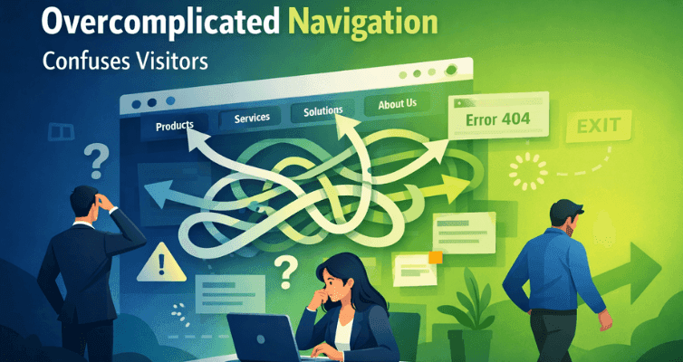 Conversion Killers 5 UX Flaws That Drain B2B ROI Overcomplicated Navigation Confuses Visitors