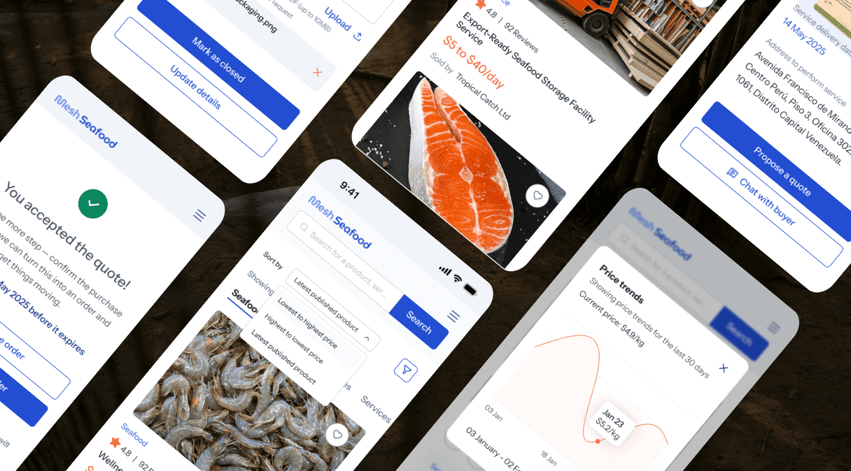 Digitizing Global Seafood Trade with a Cross-Border B2B Marketplace