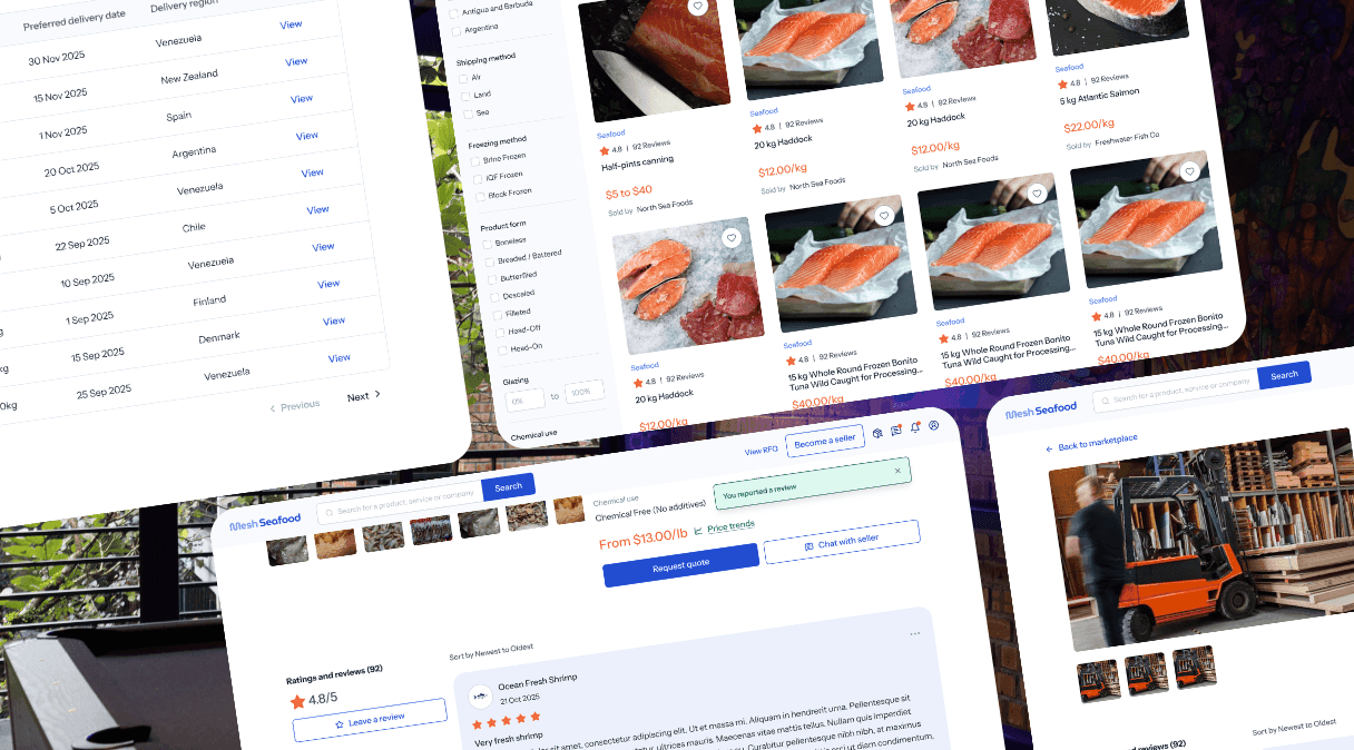 Digitizing Global Seafood Trade with a Cross-Border B2B Marketplace