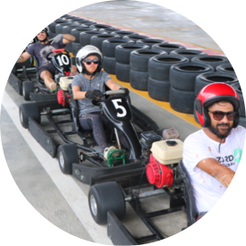 Lizard globals team activity, go karting in malaysia