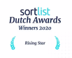 A logo of sortlist dutch awards 2020